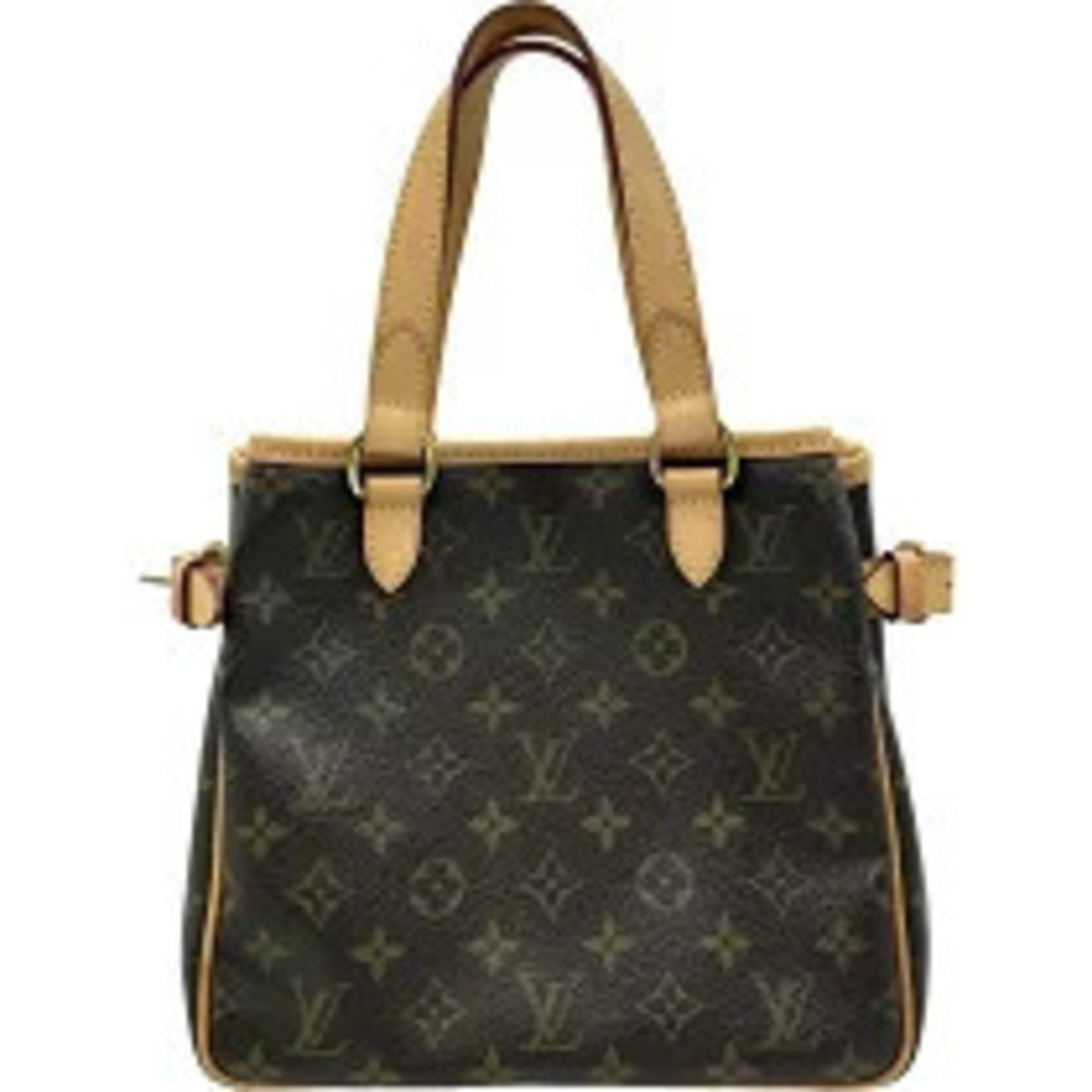 Louis Vuitton Batignolles Monogram Canvas Shoulder Bag Brown